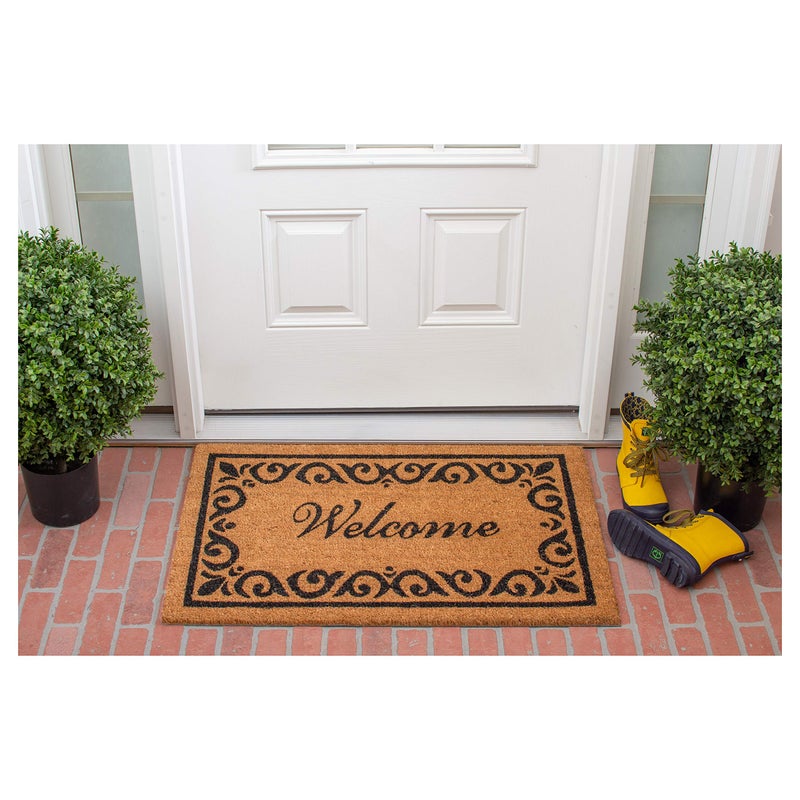 Calloway Mills 102242436 Breaux Welcome Doormat, 24" x 36", Natural/Black - Image 3